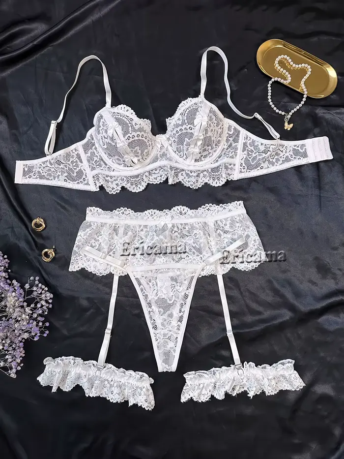 Štýlový Sexy Dámske spodná bielizeň Set pre romantické a špeciálne príležitosti