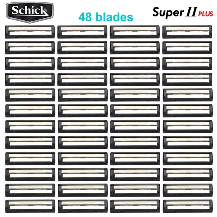 Schick Super II Plus holiaci strojček pre mužov a ženy Dvojité mazanie Vitamín B5 Hydratačné čepele Špeciálne príležitosti Jemná pleť