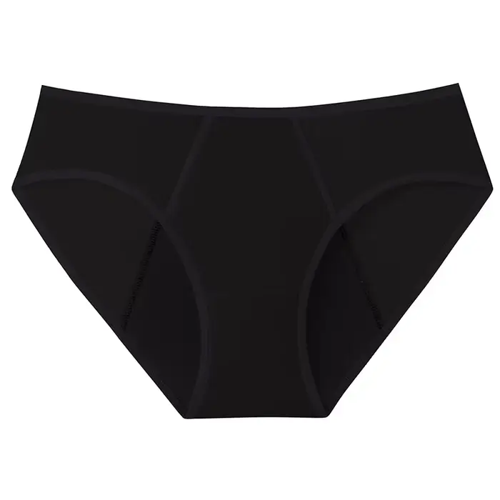 Culotte menstruelle rose pour femmes, sous-vêtements d'hygiène physiologique pour filles, 4 couches,