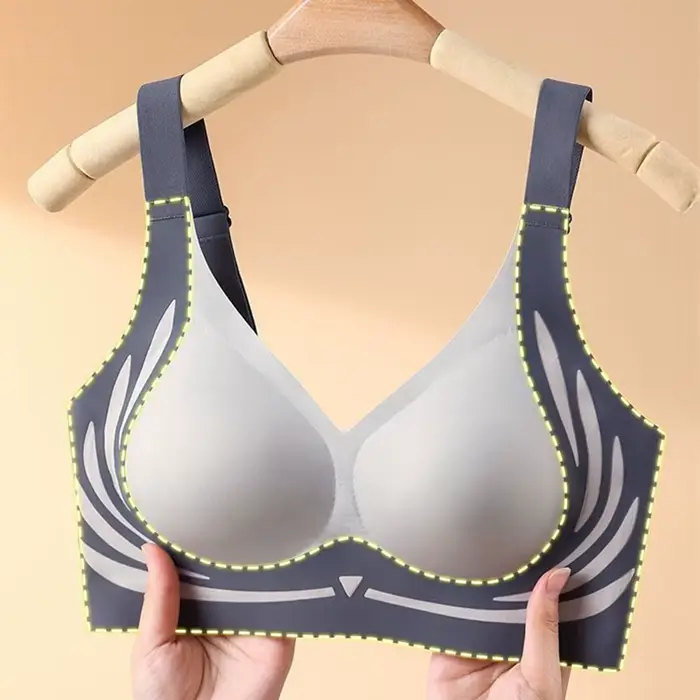 Sexy bezdrôtová podprsenka pre ženy veľké veľkosti proti ochabnutiu bezšvíkové elegantné ponúknuť pre špeciálne príležitosti