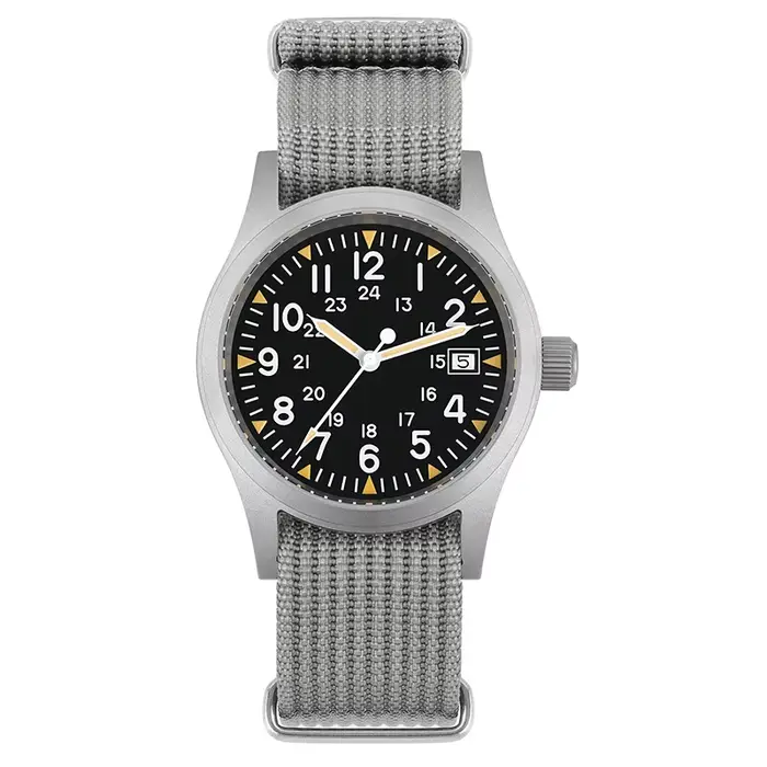 Militado ML05 38mm montre à Quartz mis5 2035/Ronda 515 mouvement montres bombé saphir cristal lumine