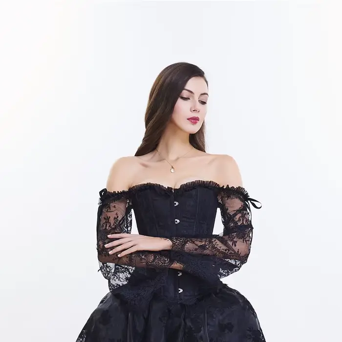 Čipkovaný korzetový top pre ženy Shapewear Fajas Formovač pásu Chudnutie Lingerie Blusy Body Shaper pre