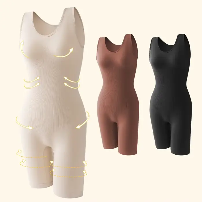 1 kus tvarovanie Shapewear body tesné telo Shaper Top čierna