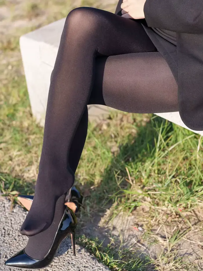 Bezšvové pevné Dámske polyester Nylonové pančuchy pre zimné a jesenné pohodlie a elegancie