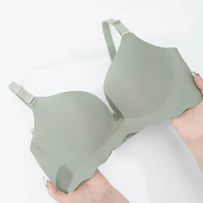Dámske bezšvíkové podprsenky pevné push up spodná bielizeň Sexy bezdrôtové Bralette žena intímne pohodlie francúzskej módne spodné prádlo Top podprsenky