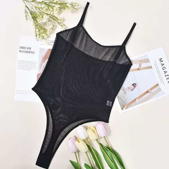 Body z polyesteru a bavlny so sexy čipkou pre ženy Špeciálne príležitosti Elegantné večery