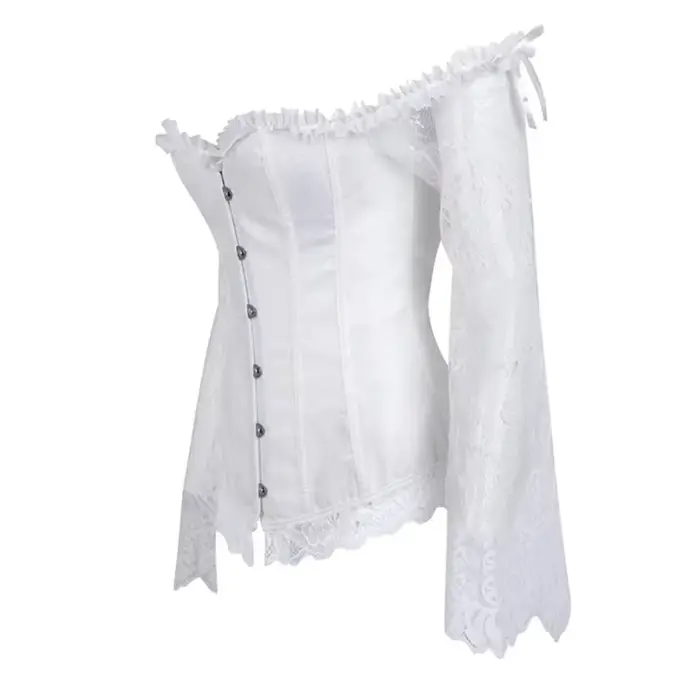 Vintage bustier z polyesteru a elastanu s výšivkou, pre ženy, každodenný štýl a špeciálne príležitosti