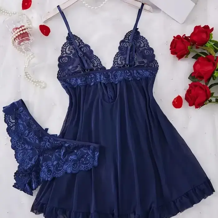 Červený sexy lingerie set