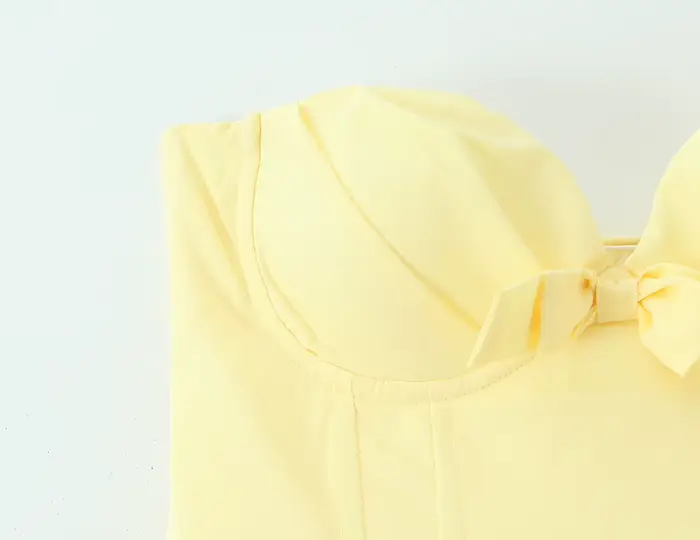 3 couleurs Sexy fil poitrine désossage taille mince longue robe sans bretelles femmes croix laçage d