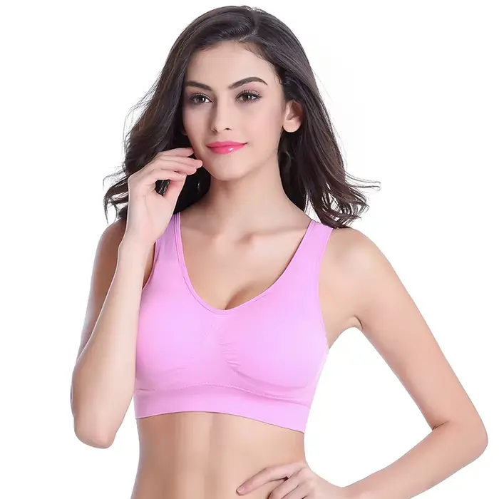 Plus veľkosť Dámska podprsenka, bezšvíkové, s podložkami až 4XL 5XL, Push Up Bralette, vesta, spodná bielizeň Wireless Active, módne