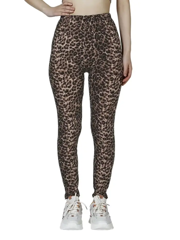 Sexy spodná bielizeň s leopardím vzorom a farebnými pruhmi pre ženy, elegantná a pohodlná pre športové a príležitostné výlety