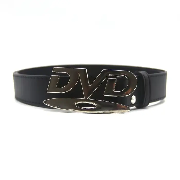 Univerzálny unisex opasok s nostalgickou DVD prackou