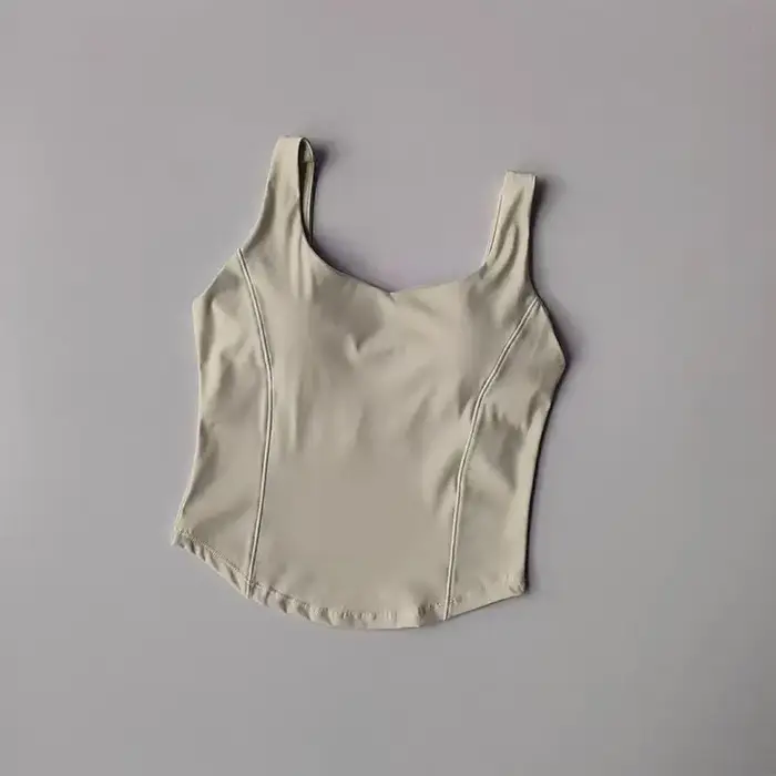 Športová podprsenka na jogu absorbujúca nárazy pre ženy, pocit druhej pokožky, jednodielna bralette, priedušné push-up tielko pre fitness a tréning