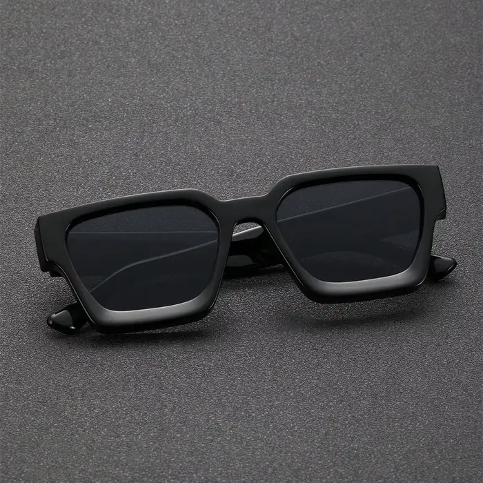 Rétro noir millionnaire nuances lunettes de soleil de luxe 2025 pour hommes concepteur célèbre marqu