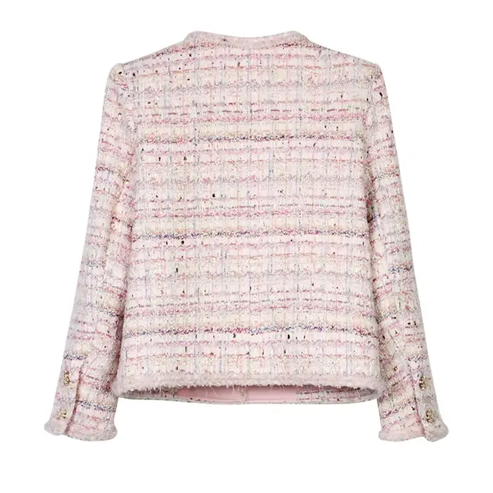 Veste tressée en Tweed romantique, nouveau Style, à la mode, élégante, de luxe, personnalisée, Socia
