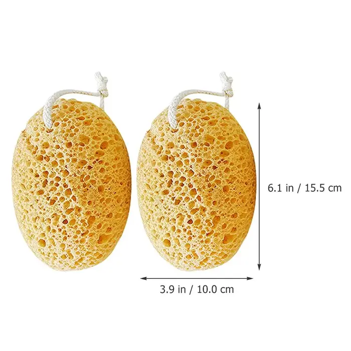 Sada 2 penových telových sprchových špongií, exfoliácia loofah, africká sieť, dámska umývacia kefa, mäkká a upokojujúca