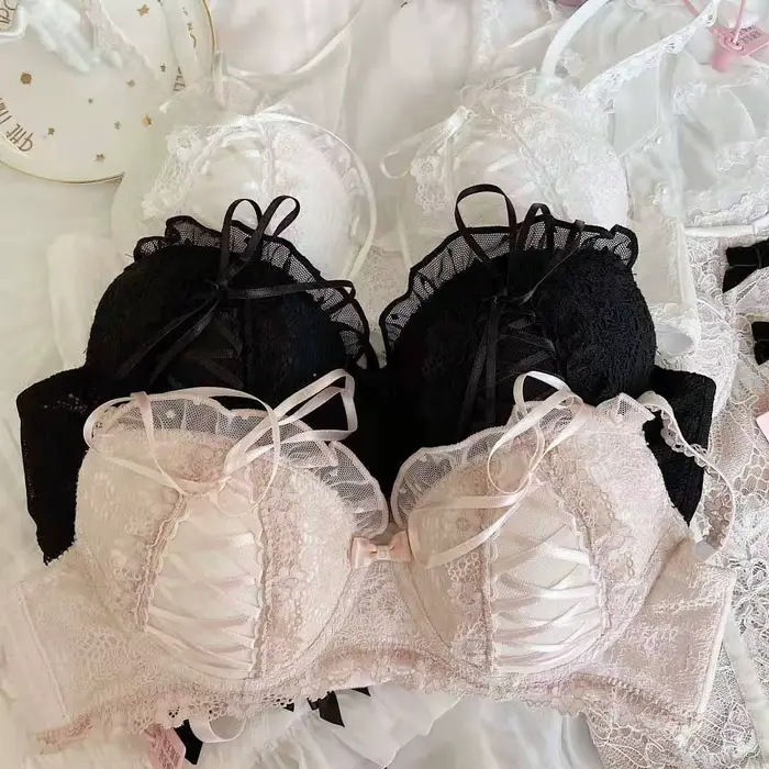 Lolita spodná bielizeň z polyesteru a elastanu, jemne zdobená čipkou pre ženy, ultratenký štýl, vhodná pre rôzne príležitosti a zachovanie pohodlia a elegancie