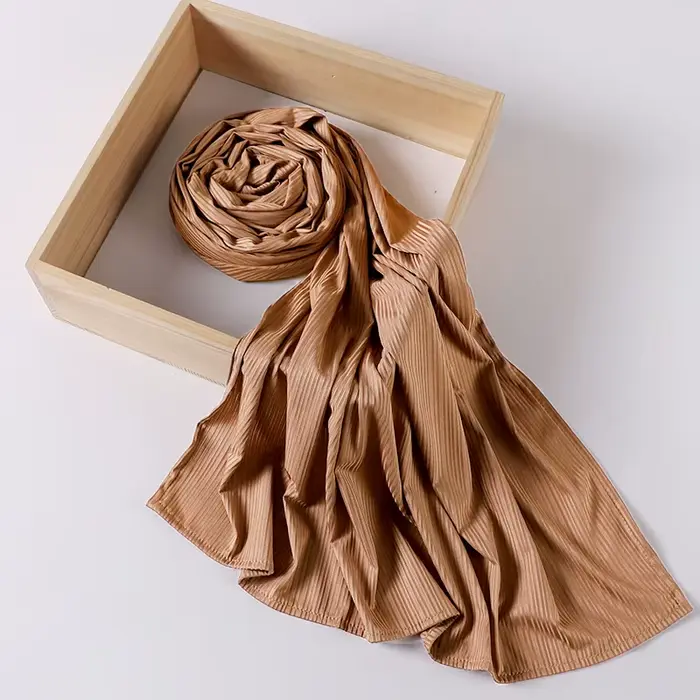 Hijab en jersey polyester décontracté pour femmes, hijab islamique élégant pour toutes les saisons et occasions