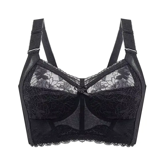 Soutien-gorge de levage et de soutien sans fil pour femmes, grande taille, Anti-affaissement, réglab