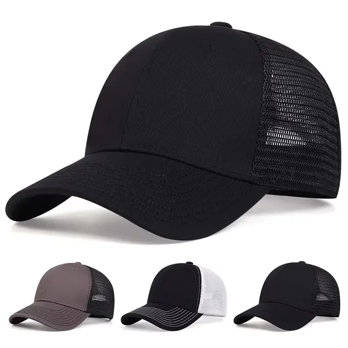 Casquette de Baseball unisexe à 8 lignes sur le bord du chapeau, chapeaux décontractés réglables pou