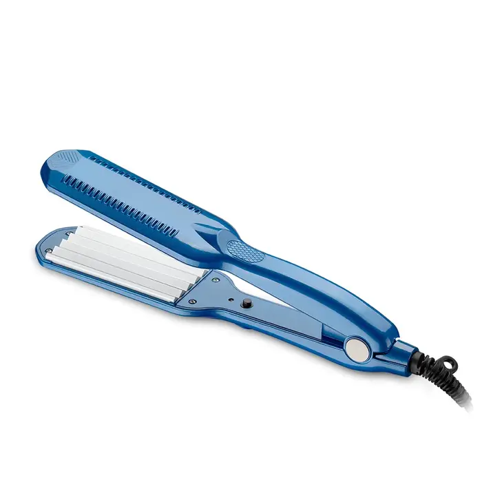 Fer à friser professionnel en céramique, fer à friser à usage sec et humide, fer à friser en céramiq