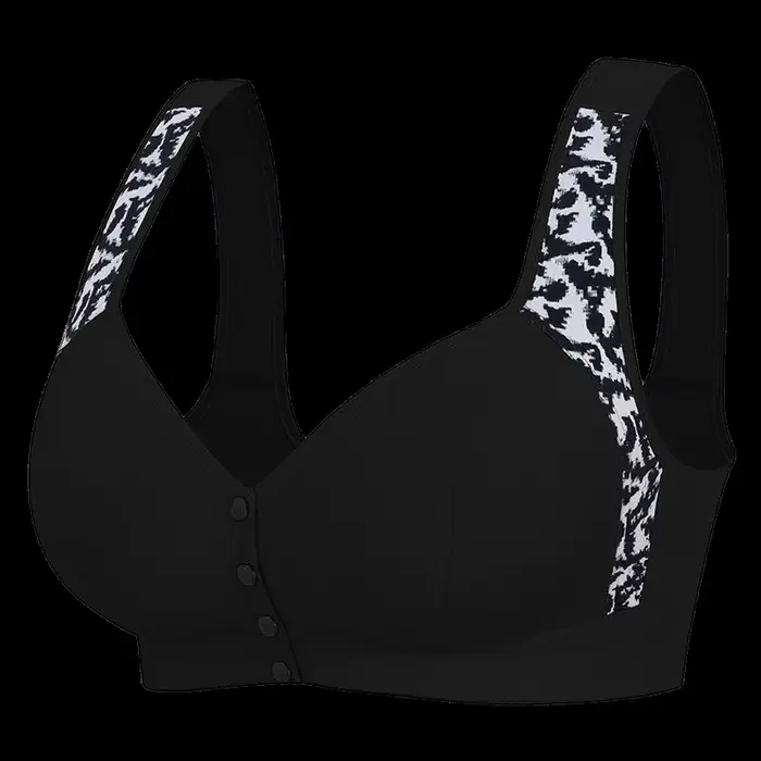 Soutien-gorge Confort Sans Armature à Fermeture Avant Grande Taille - Sans Coutures, Couvrance Total