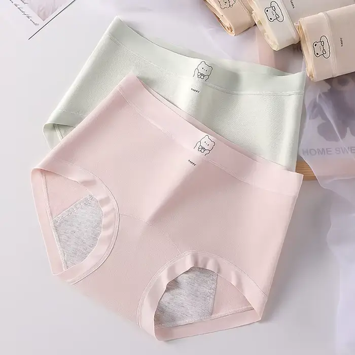 Opakovane použiteľné menštruačné nohavičky s vynikajúcou absorpciou pre ženy, bavlnu a elastan, pre bezkonkurenčné pohodlie a slobodu