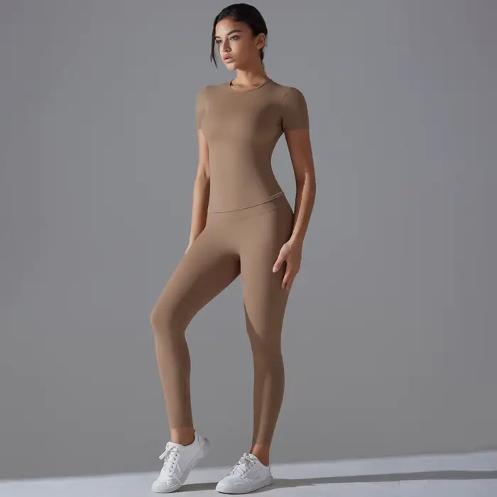 Štýlový moderný fitness jóga athleisure dámsky športový oblek pre jogu a fitness