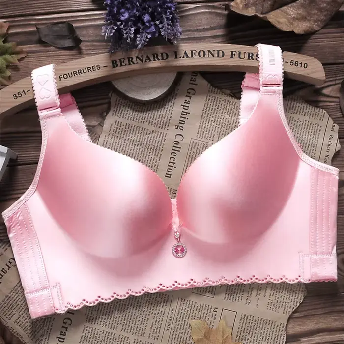 Soutien-gorge grande taille Sexy pour femmes, Collection sans fil, soutien Push Up réglable, Sutia 9