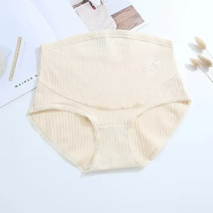 Culotte de maternité en coton taille haute pour femmes, Section C, récupération post-partum, sous-vê