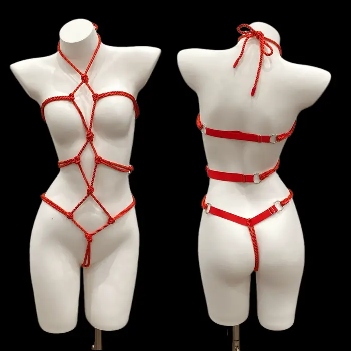 Ensemble de jeu de rôle sexy pour femme : Combinaison de prisonnière, Lingerie sexy, Bodystockings à entrejambe ouvert, Sous-vêtements BDSM, Tenues de cosplay érotiques