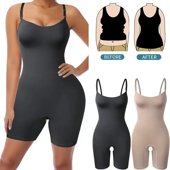 Body de soutien féminin invisible et confortable pour une silhouette affinée et relevée, idéal pour la grossesse et après l'accouchement