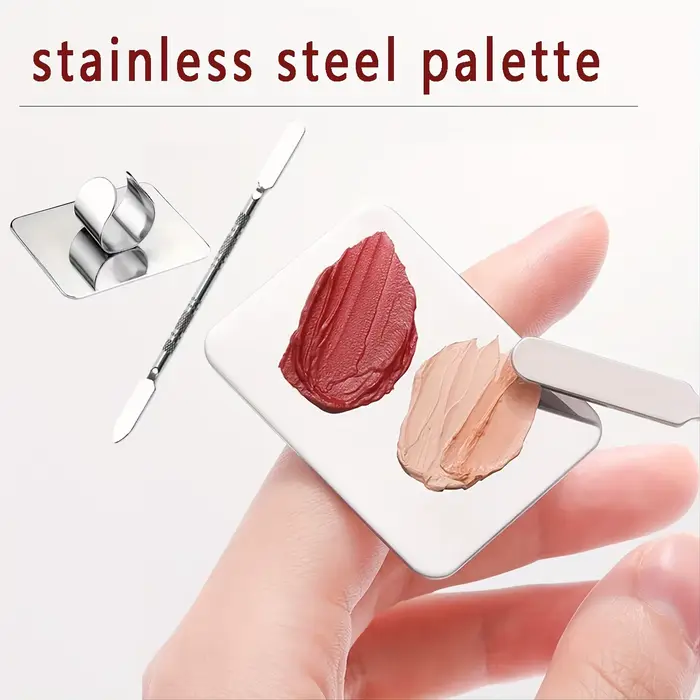 Makeup Mixing Palette s kovovou špachtličkou na podkladovú bázu