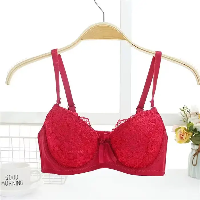 Dámska čipkovaná push-up podprsenka s kosticami