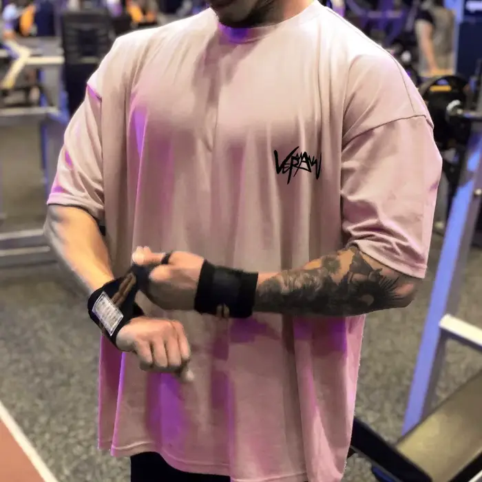 Tričko Cliffordlenox nadrozmerná bavlna pre mužov jarné letné športové streetwear