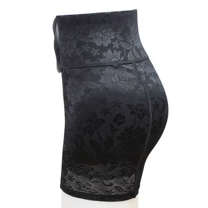 Culottes de contrôle push up sexy pour femmes avec rehausseur de fesses et soutien taille haute intimes en coton et polyester avec dentelle