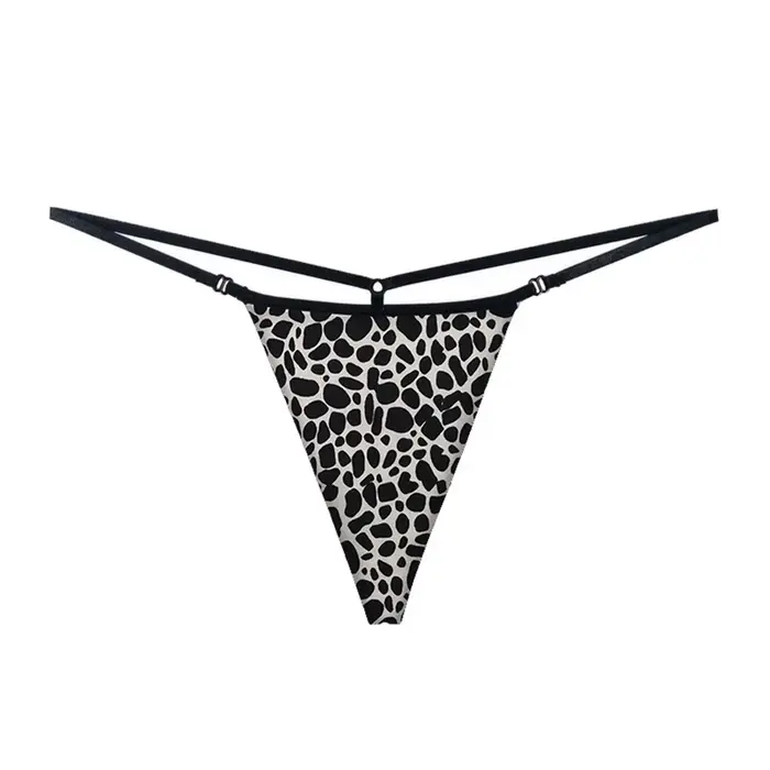 spodná bielizeň žena bavlna bez šitia tangá leopard žena sexy nohavičky