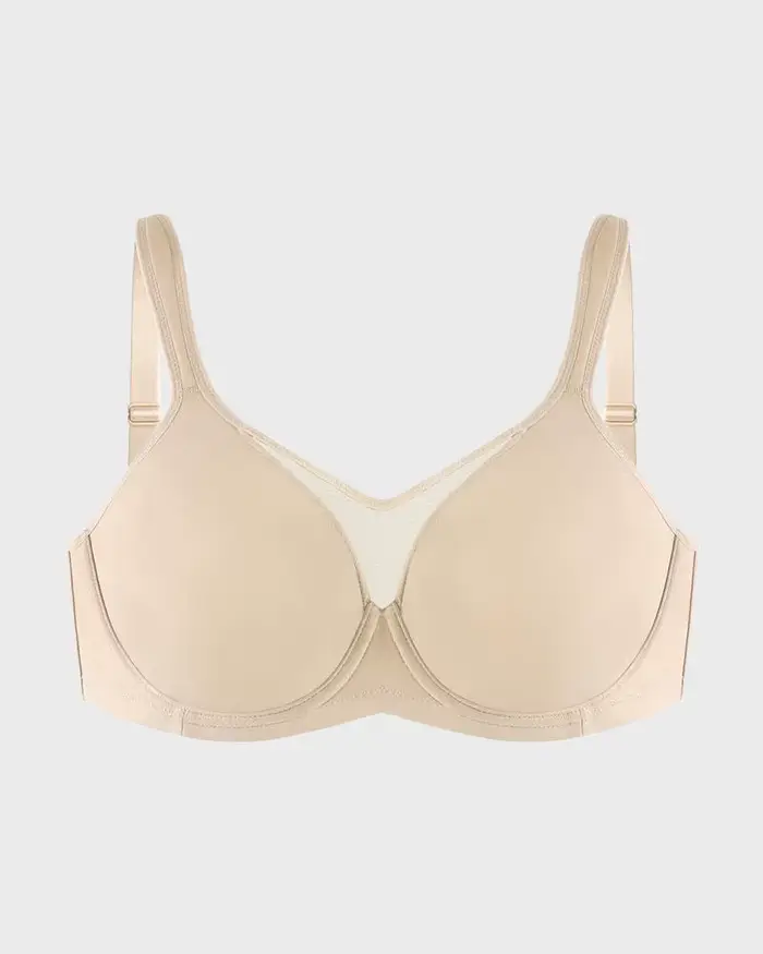 Soutien-gorge en dentelle brodée pour femmes, grande taille, couverture complète, sans couture, gelé