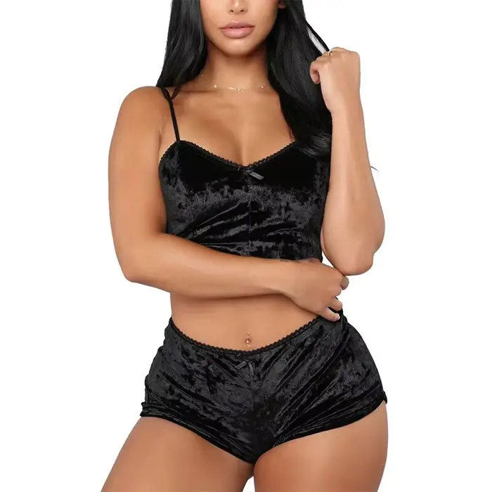 Sexi pyžamový set s ramienkami pre ženy