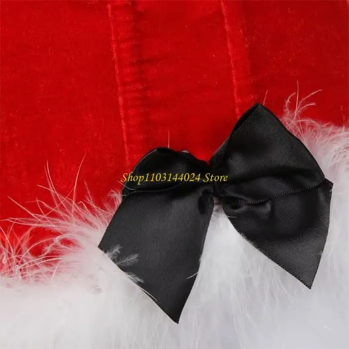 N5ke Lingeries Noël pour femmes Costume Santa Sexy Bustier Corset Top Body Body Garter Lingeries Performances Vêtements