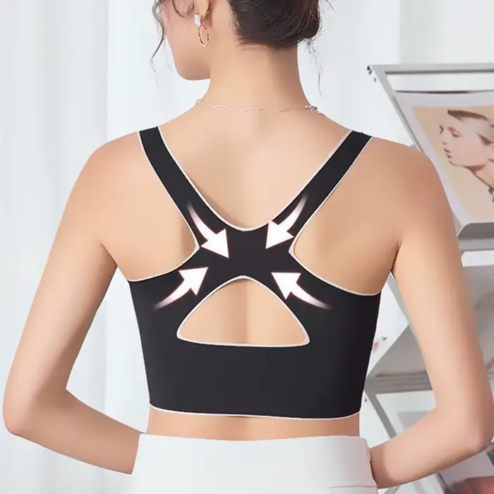 Bezšvíková predná zatváracia podprsenka, veľká veľkosť, bez kostic, tenká, rozvlnená, push-up, pre ženy, nastaviteľná, pre každodenné použitie