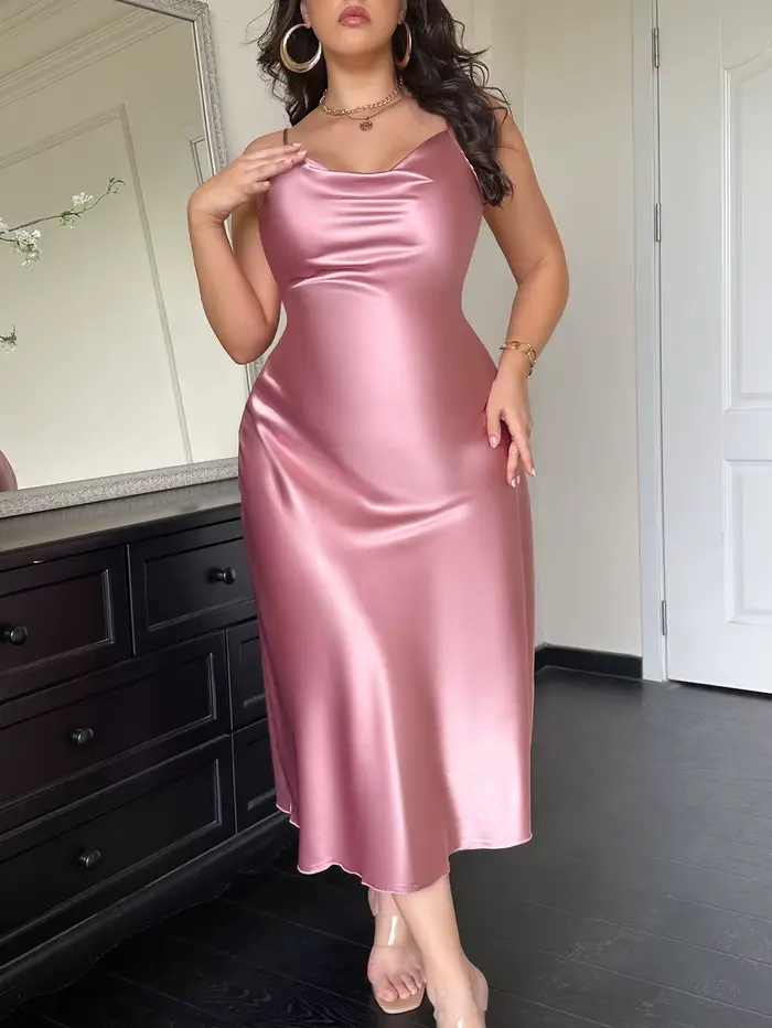 Sexy Dámske Nutugown Polyester pre Plus veľkosť ženy, štýlové pre jarné a nočné odpočinok