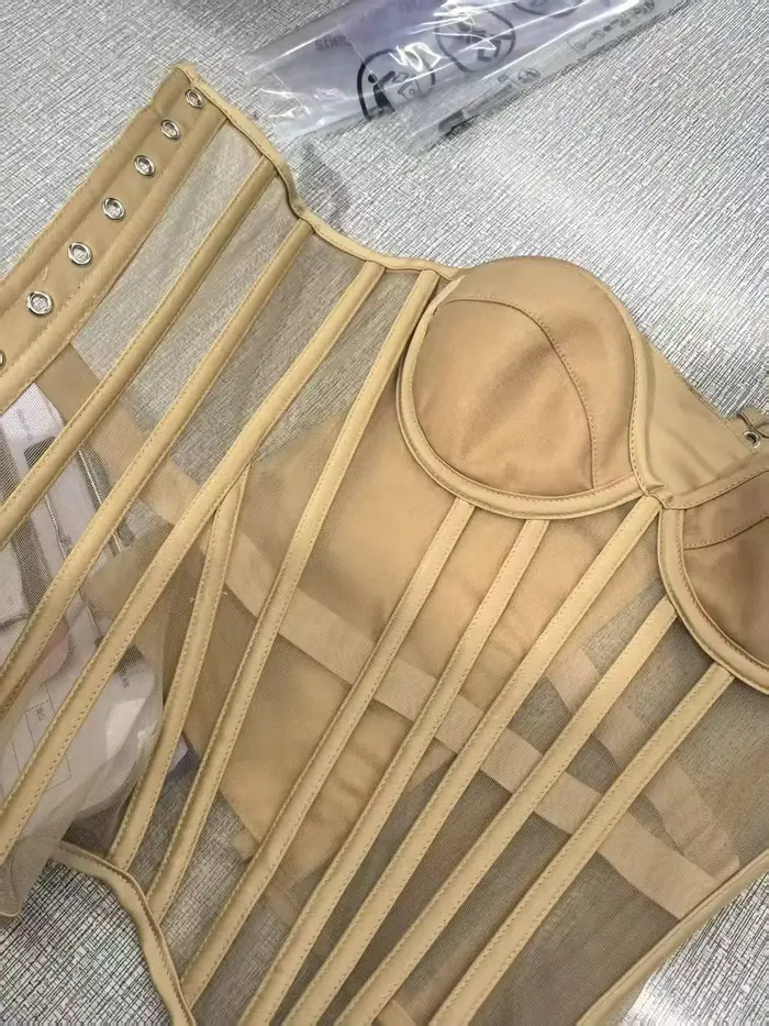 Korzet Fantasy Žena Polyester Elastan Push-Up Beanies pre svadobné špeciálne večery