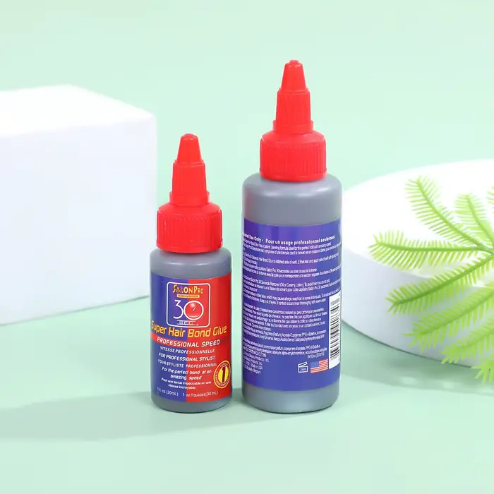 Lepidlo na parochňu v čipka 30ml hypoalergénne ekologické lepidlo na predlžovanie vlasov toupettes účes špeciálne príležitosti