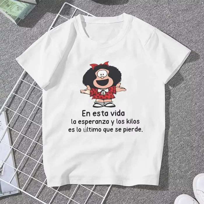 Mafalda - Tričko s kresleným motívom pre dievčatá
