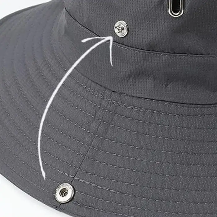 Nouveau chapeau de pêcheur tendance et polyvalent, chapeau de montagne anti-UV, réglable, respirant,