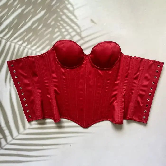 Korzátový bustier s košíčkami pre ženy