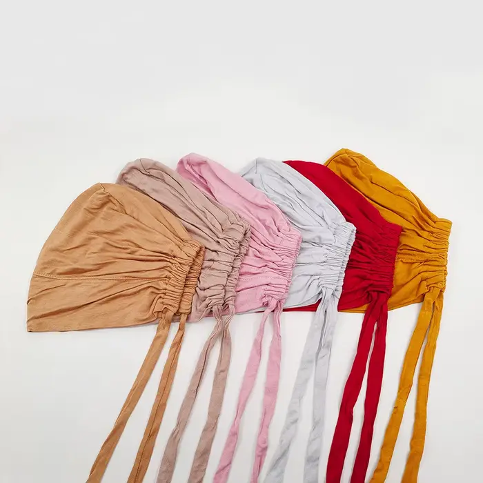 Jemný modálny moslimský turban pre ženy
