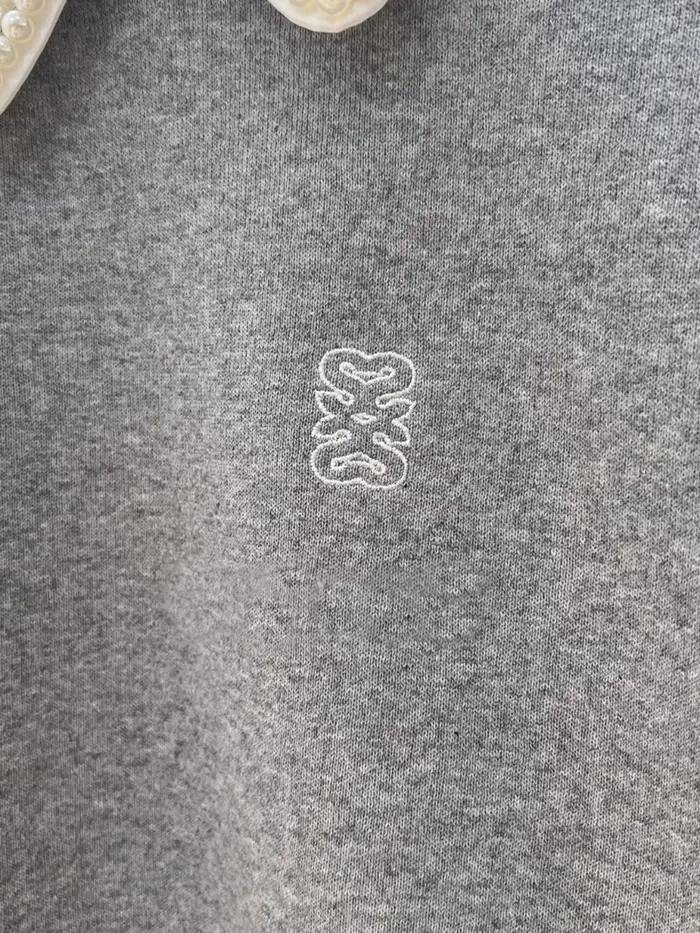 Sweat-shirt à capuche avec perles lourdes pour femme, faux deux pièces, automne-hiver 2021, y2k