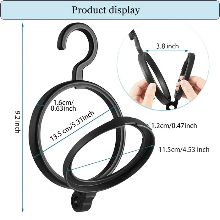 Support de perruque suspendu pour perruques, blanc et noir, pour plusieurs perruques, support de per